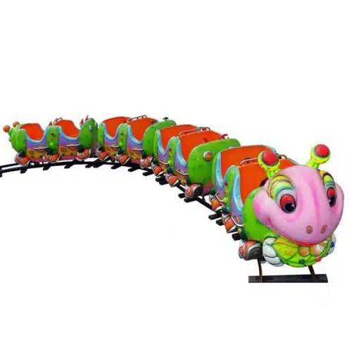 Fabricant Chenille sur rail pour parc d'attraction